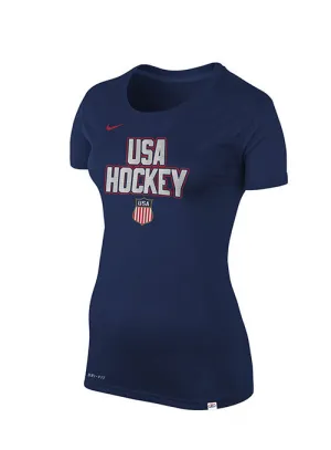 Ladies Nike USA Hockey Olympic Legend Dri-FIT T-Shirt