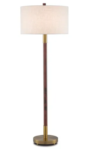 Lancaster Mahogany Floor Lamp