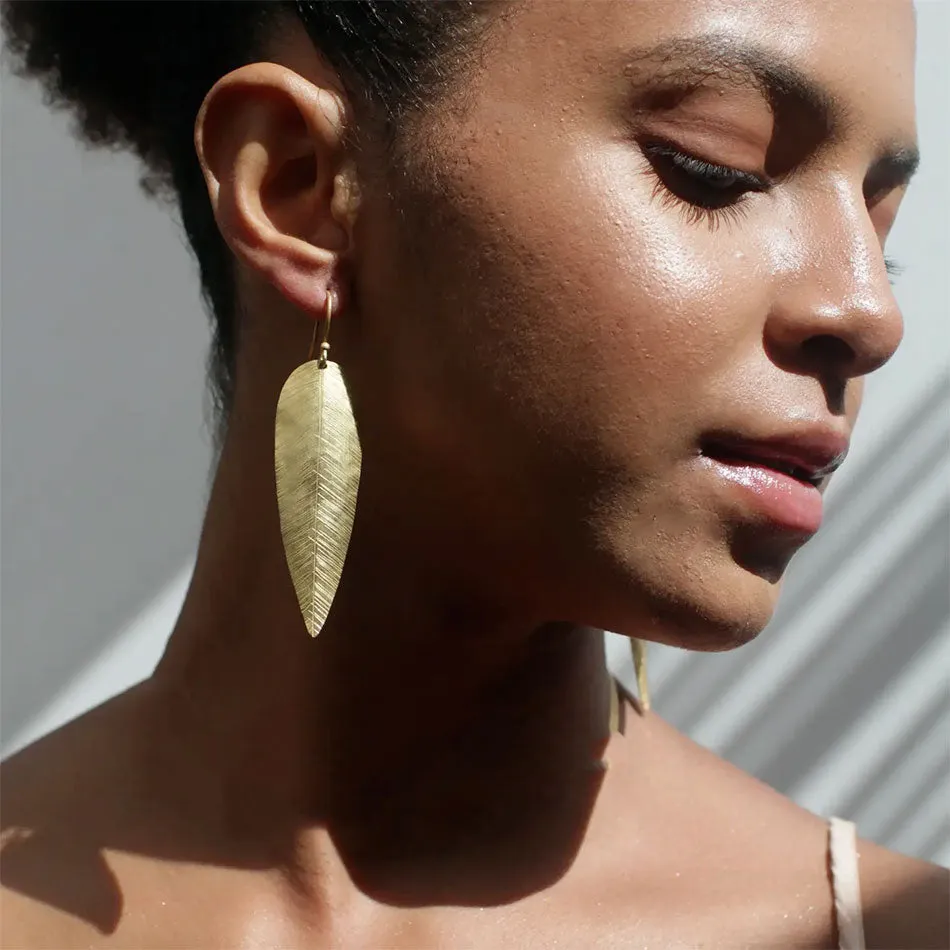Laurel Leaf Earrings, India