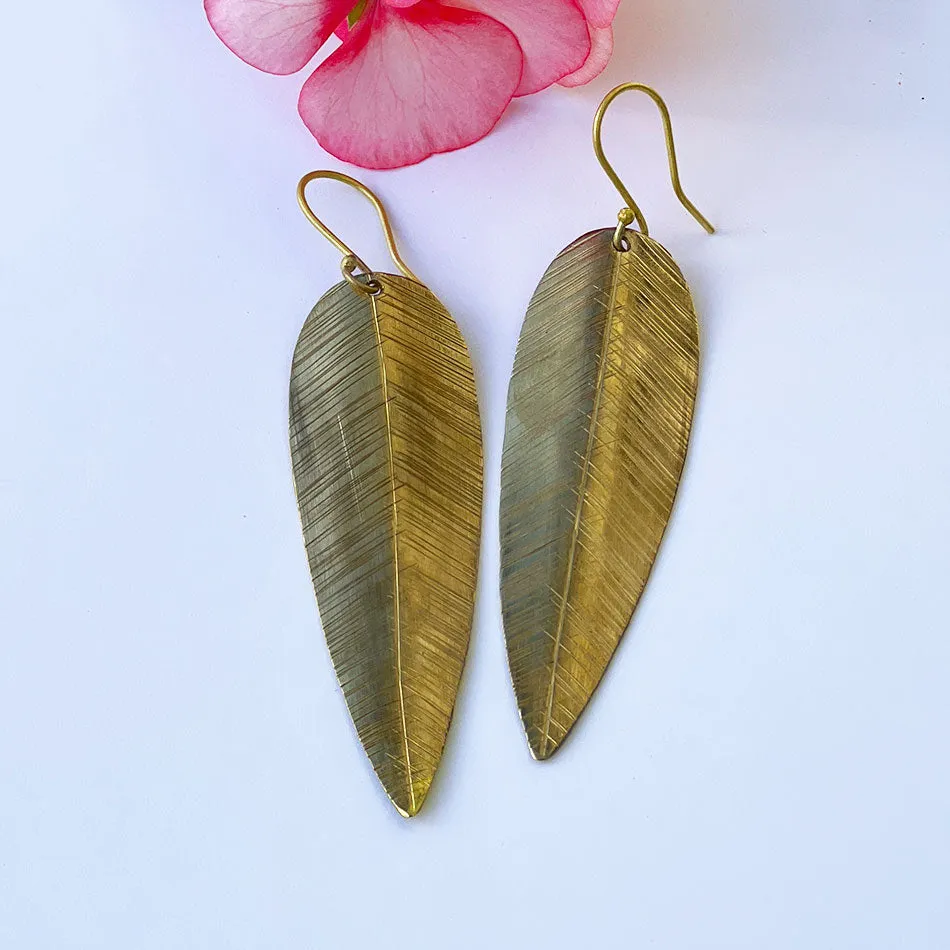 Laurel Leaf Earrings, India