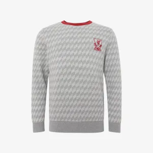 LFC Adults Heritage 89 Grey Away Crew Knit Jumper