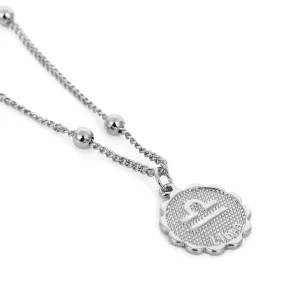 Libra silver zocoin necklace