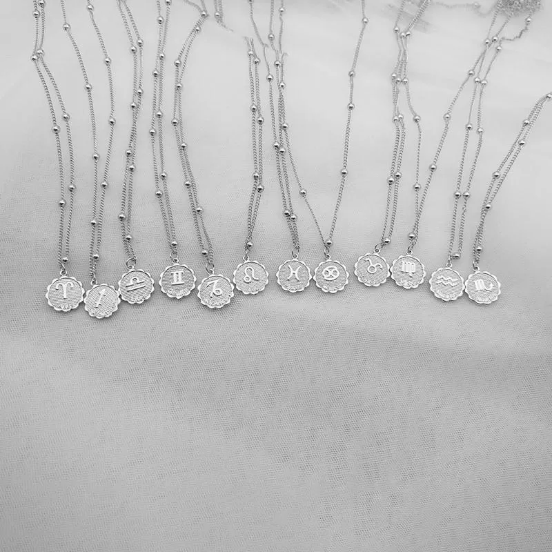 Libra silver zocoin necklace