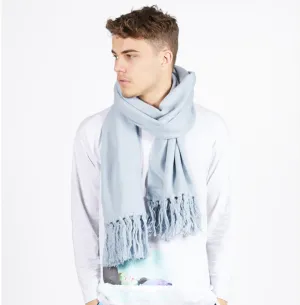 Light Blue Cashmere Scarf
