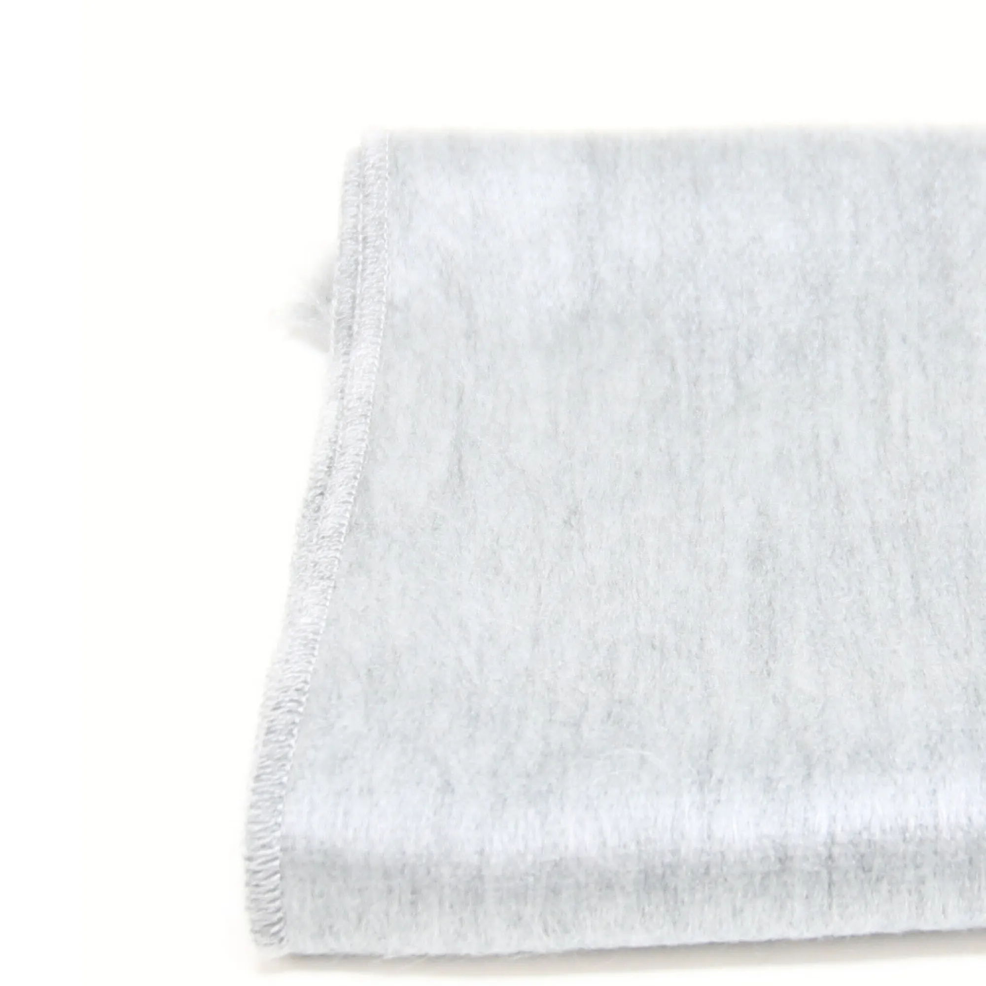 Light Gray Alpaca Traditional Scarf