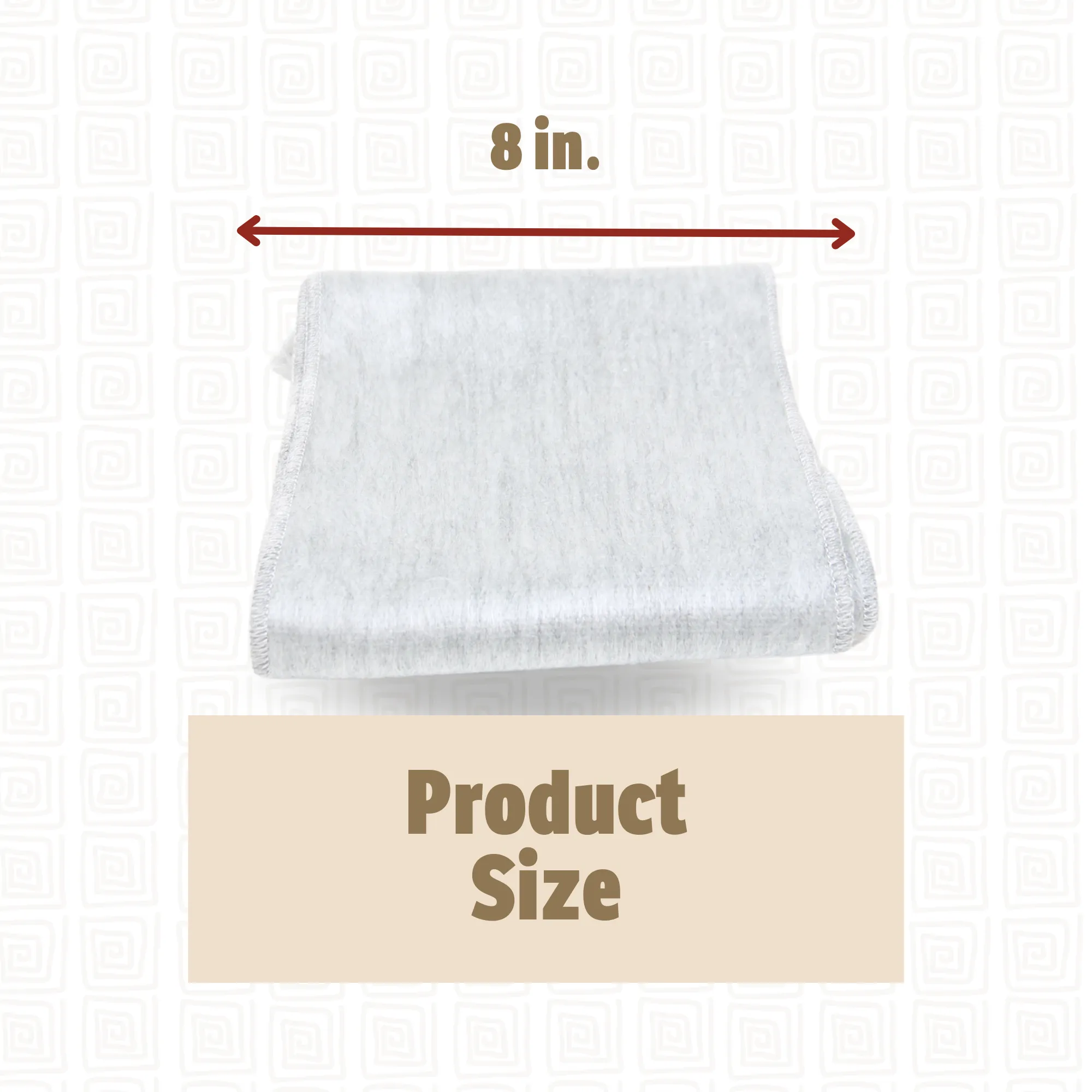 Light Gray Alpaca Traditional Scarf
