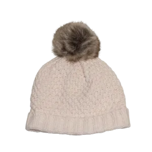 Light Pink Bobble Hat
