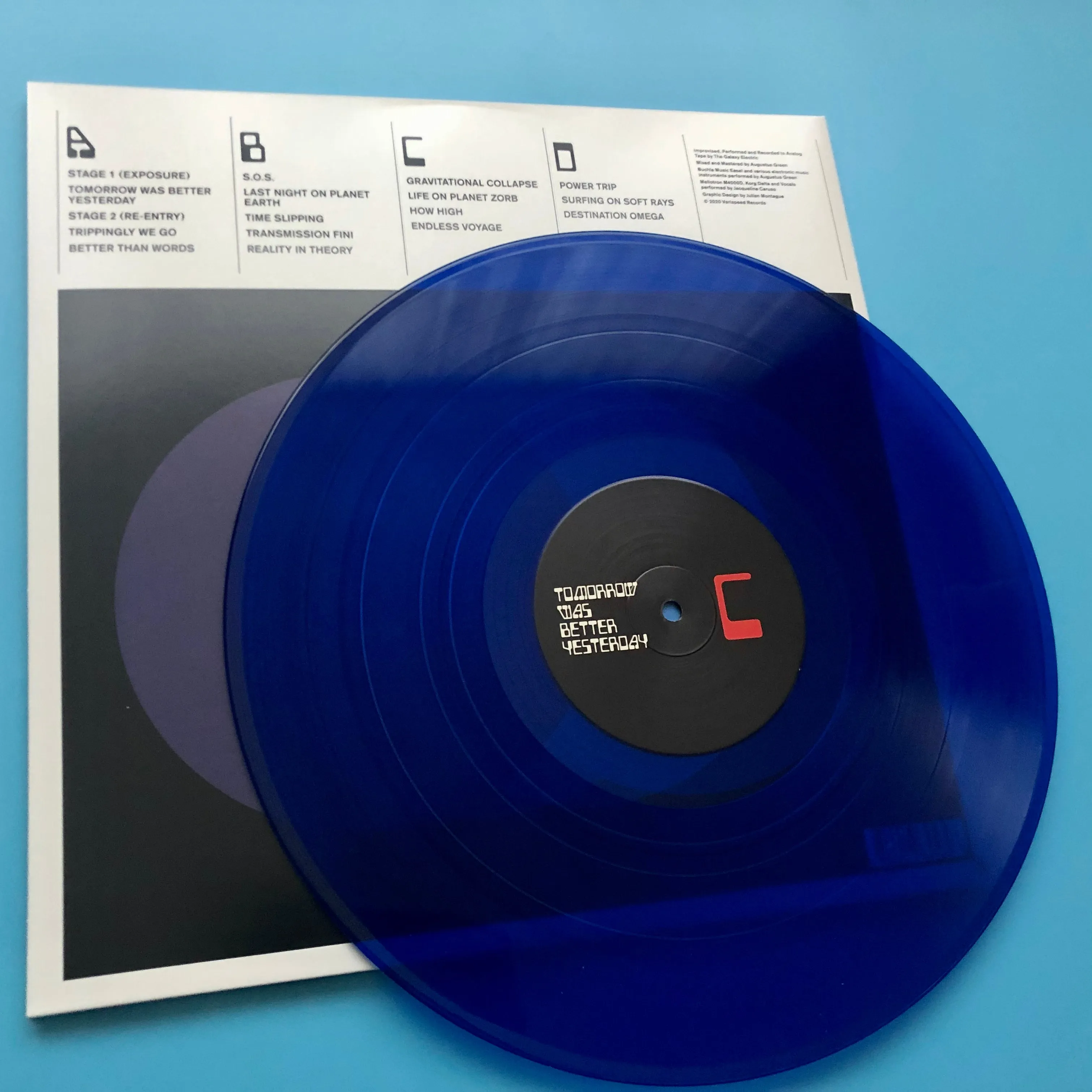 Limited Edition Double Colored Vinyl - "Tomorrow Was Better Yesterday"