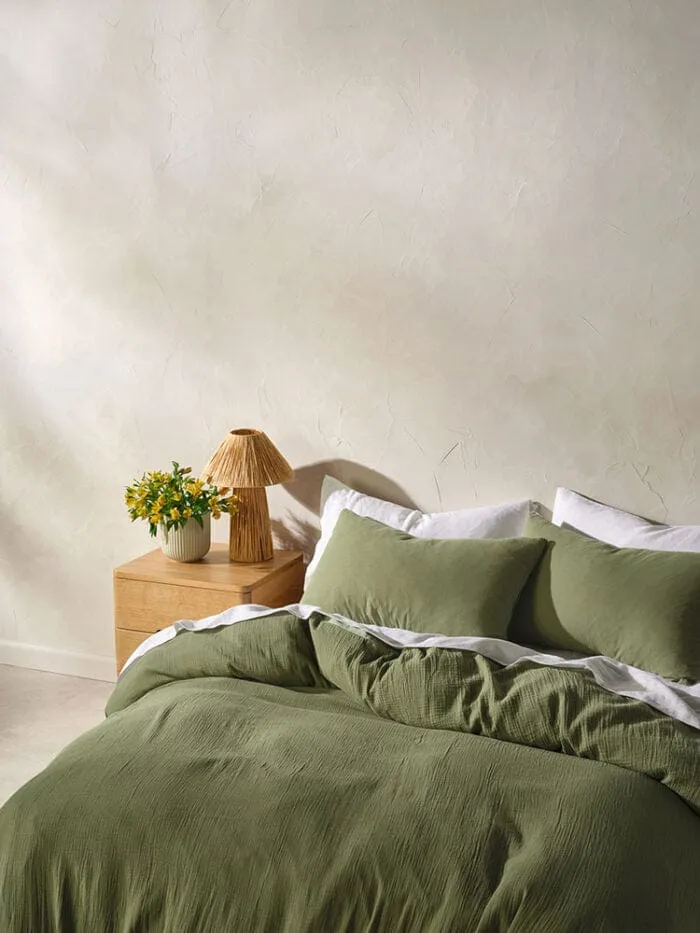 Linen House Galene Moss Duvet Cover Set