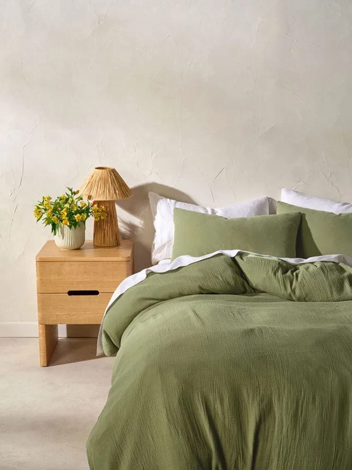 Linen House Galene Moss Duvet Cover Set