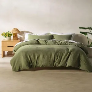 Linen House Galene Moss Duvet Cover Set