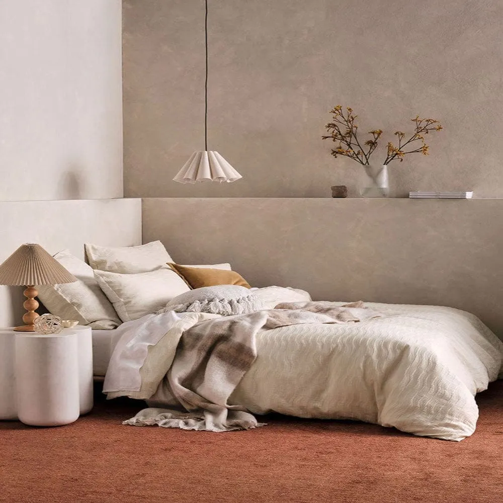 Linen House Vanilla Klee Duvet Cover Set