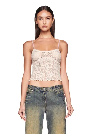LORAH TOP - BEIGE : TAN