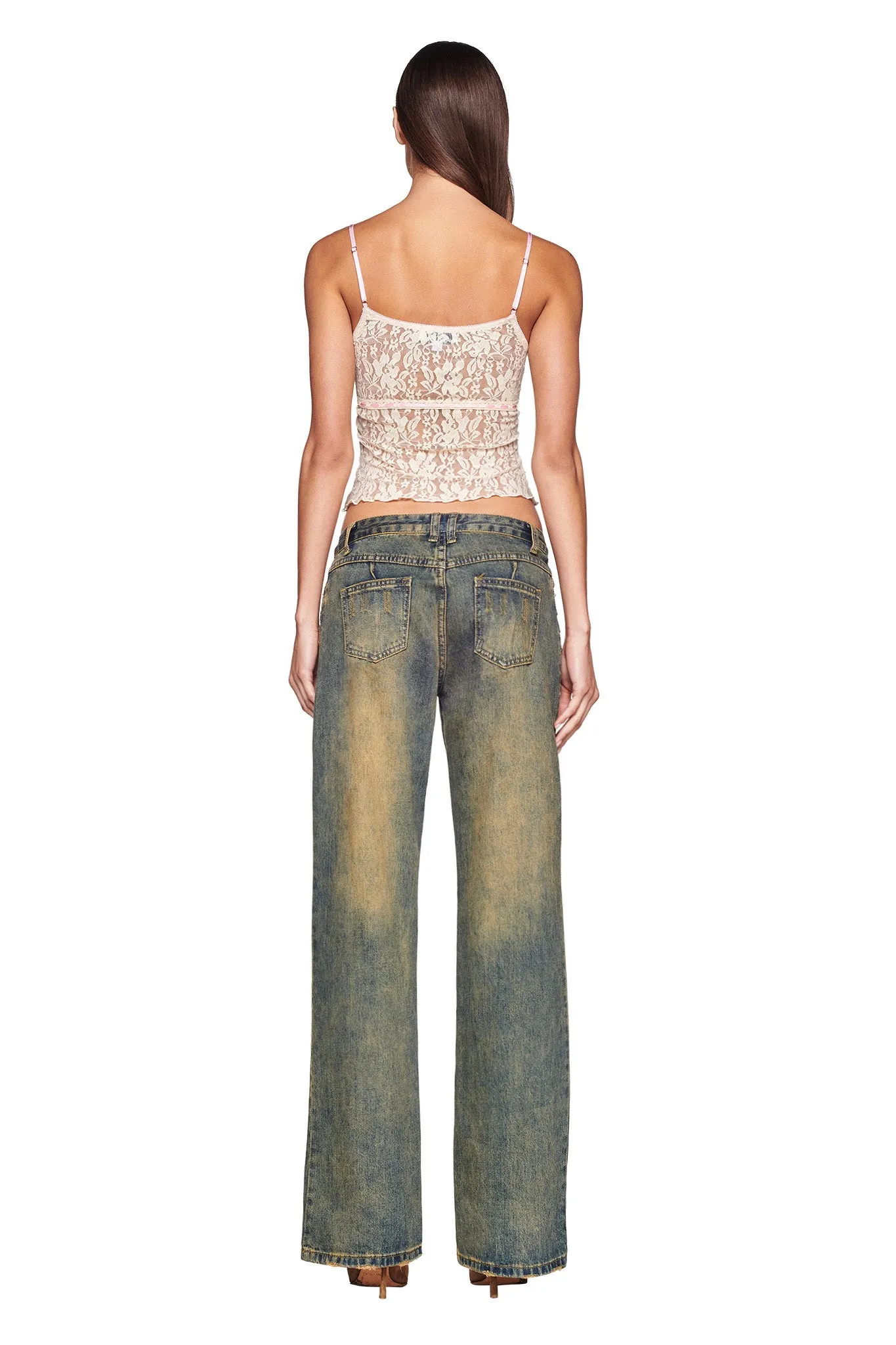 LORAH TOP - BEIGE : TAN