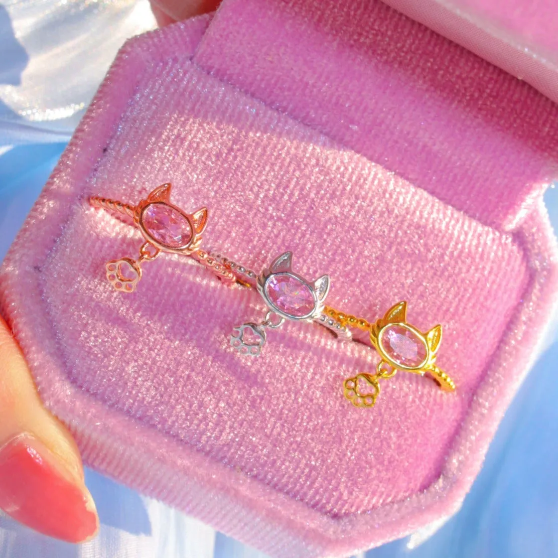 Lovely Cat Paw Ring