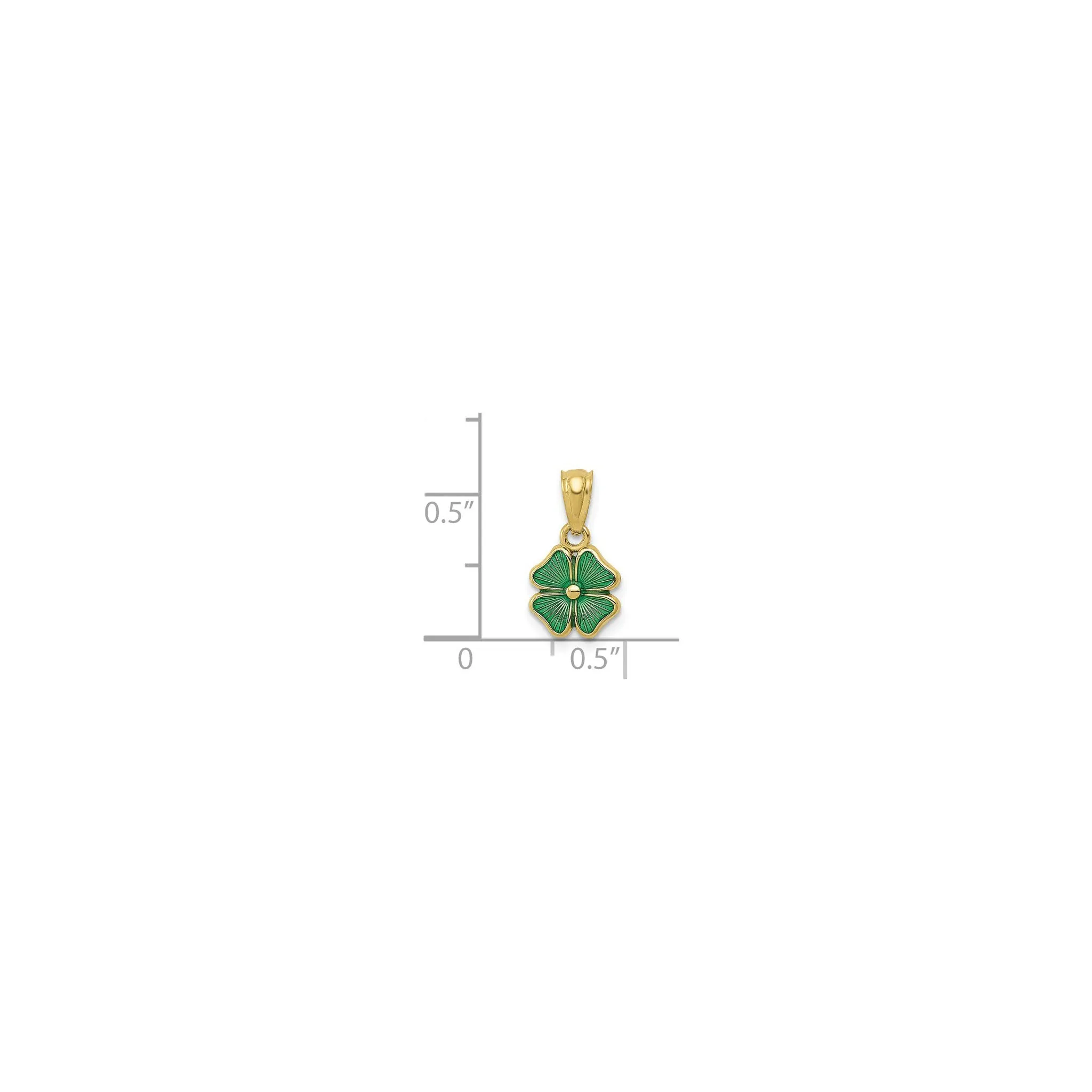 Lucky Clover Pendant (14K)