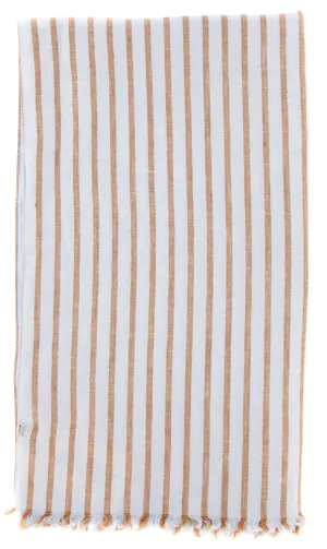 Luigi Borrelli Light Blue Linen Scarf