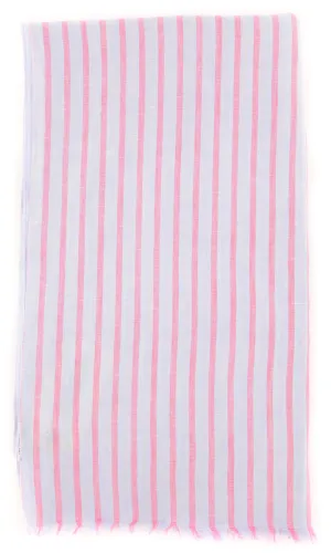 Luigi Borrelli Light Blue Linen Scarf