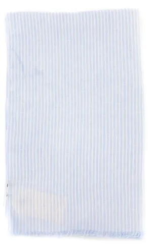 Luigi Borrelli Light Blue Linen Scarf