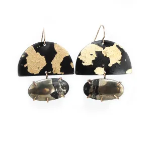 Lunar Half Dome Earrings