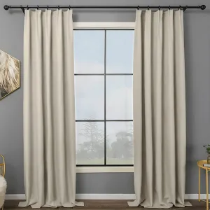 Lynn Sleep Comfort 100% Blackout Linen Curtains (1 Panel)