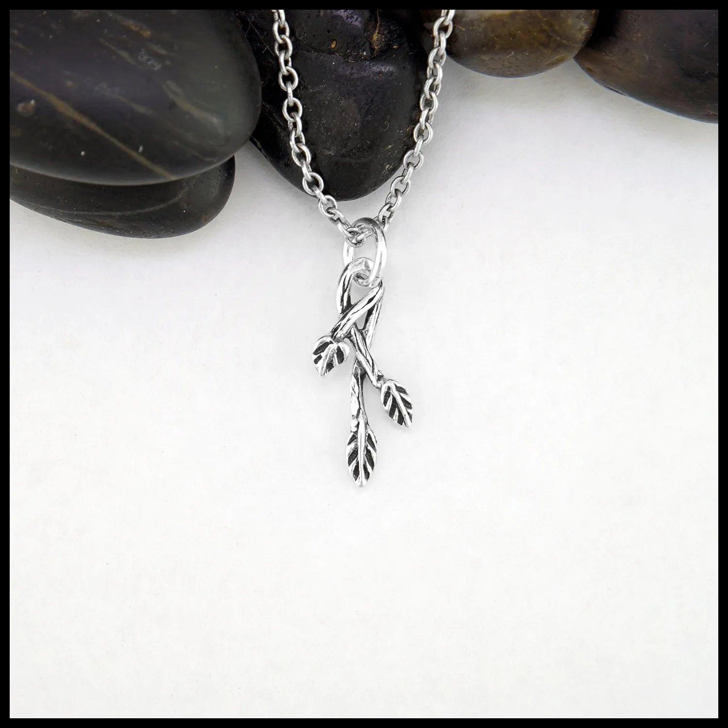 Madi's Leaf and Vine Pendant and Earring Set