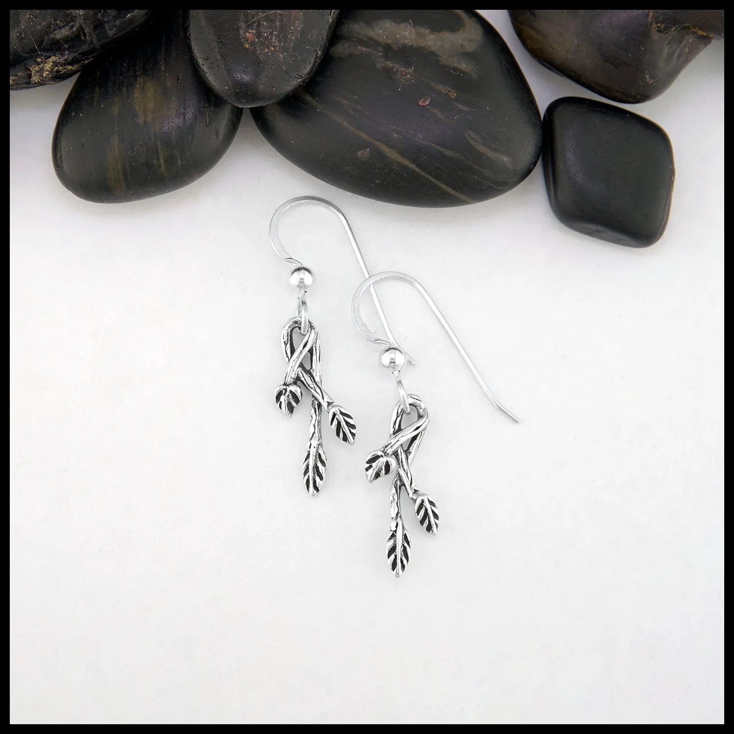 Madi's Leaf and Vine Pendant and Earring Set