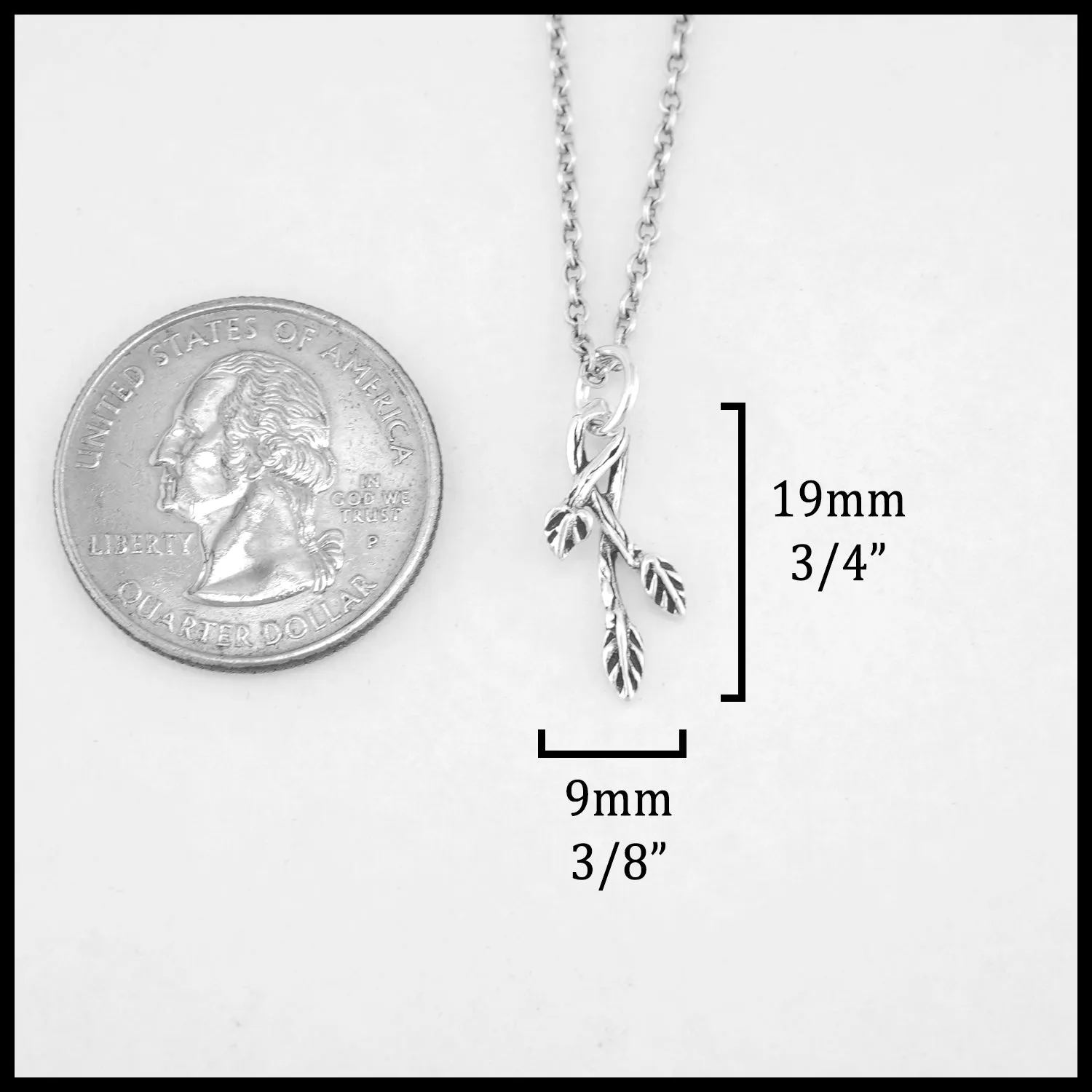 Madi's Leaf and Vine Pendant and Earring Set