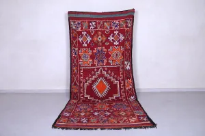 Moroccan Rug - Vintage Wool Rug 4.7 x 10.9 Feet