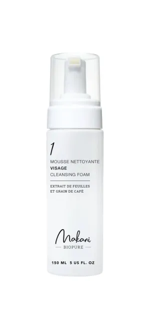 Mousse nettoyante visage - grains de café