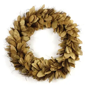 NAPA Home & Garden, PEAR TREE LEAVES & THATCH WREATH 24",MQ105