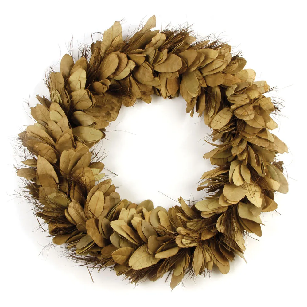 NAPA Home & Garden, PEAR TREE LEAVES & THATCH WREATH 24",MQ105