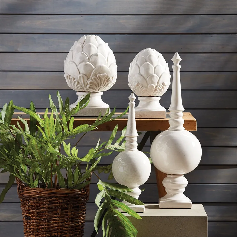 Napa Home Garden, CONSERVATORY ARTICHOKE FINIAL LARGE,dg405