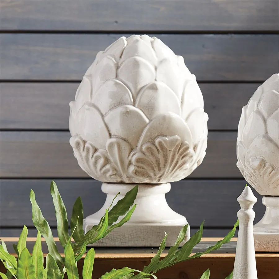 Napa Home Garden, CONSERVATORY ARTICHOKE FINIAL LARGE,dg405