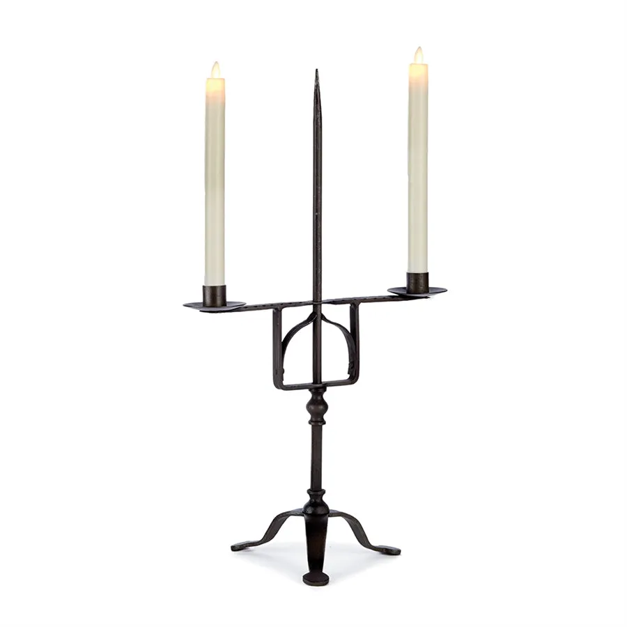Napa Home Garden, HERITAGE DOUBLE ARM TAPER HOLDER,mj218