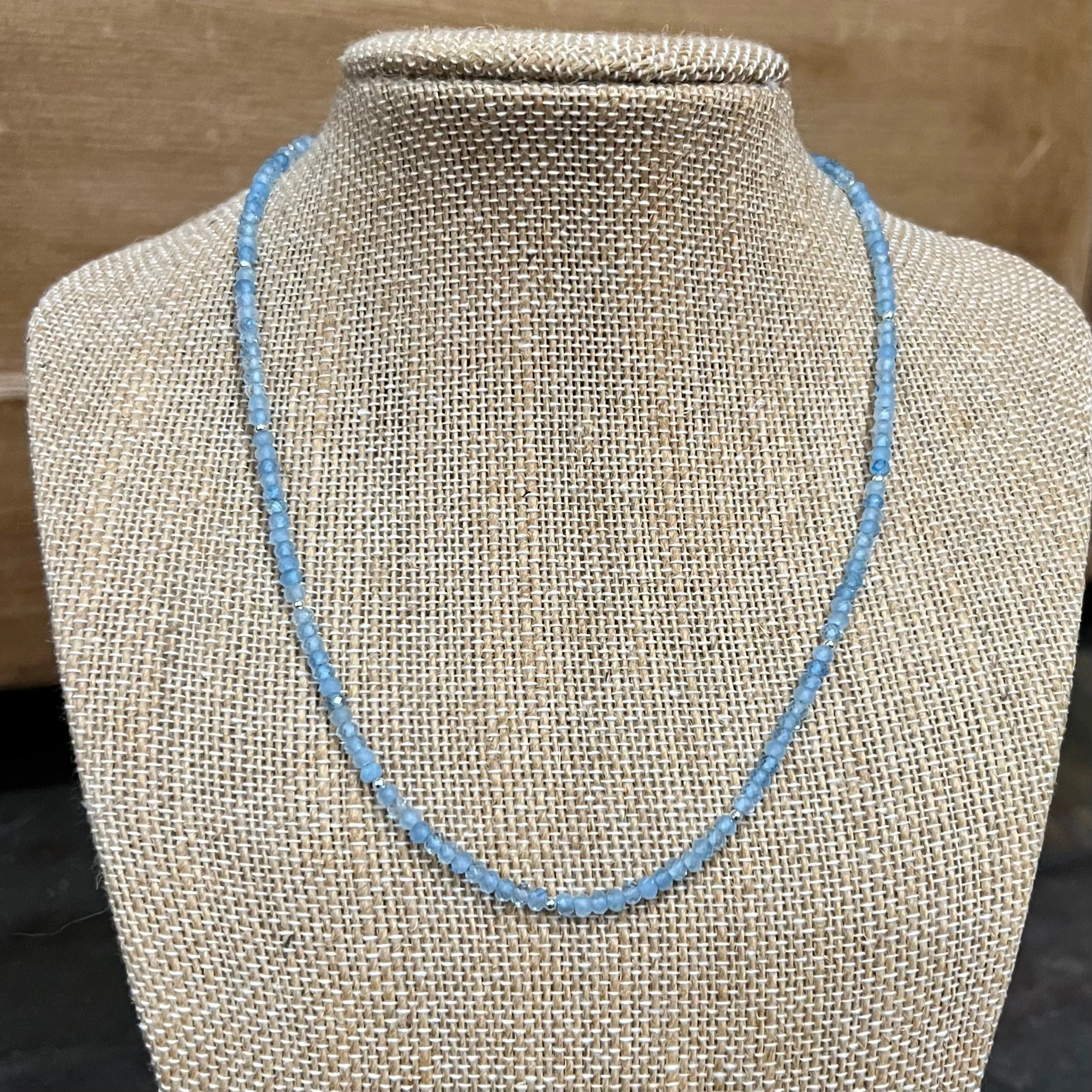 Natural Aquamarine Choker