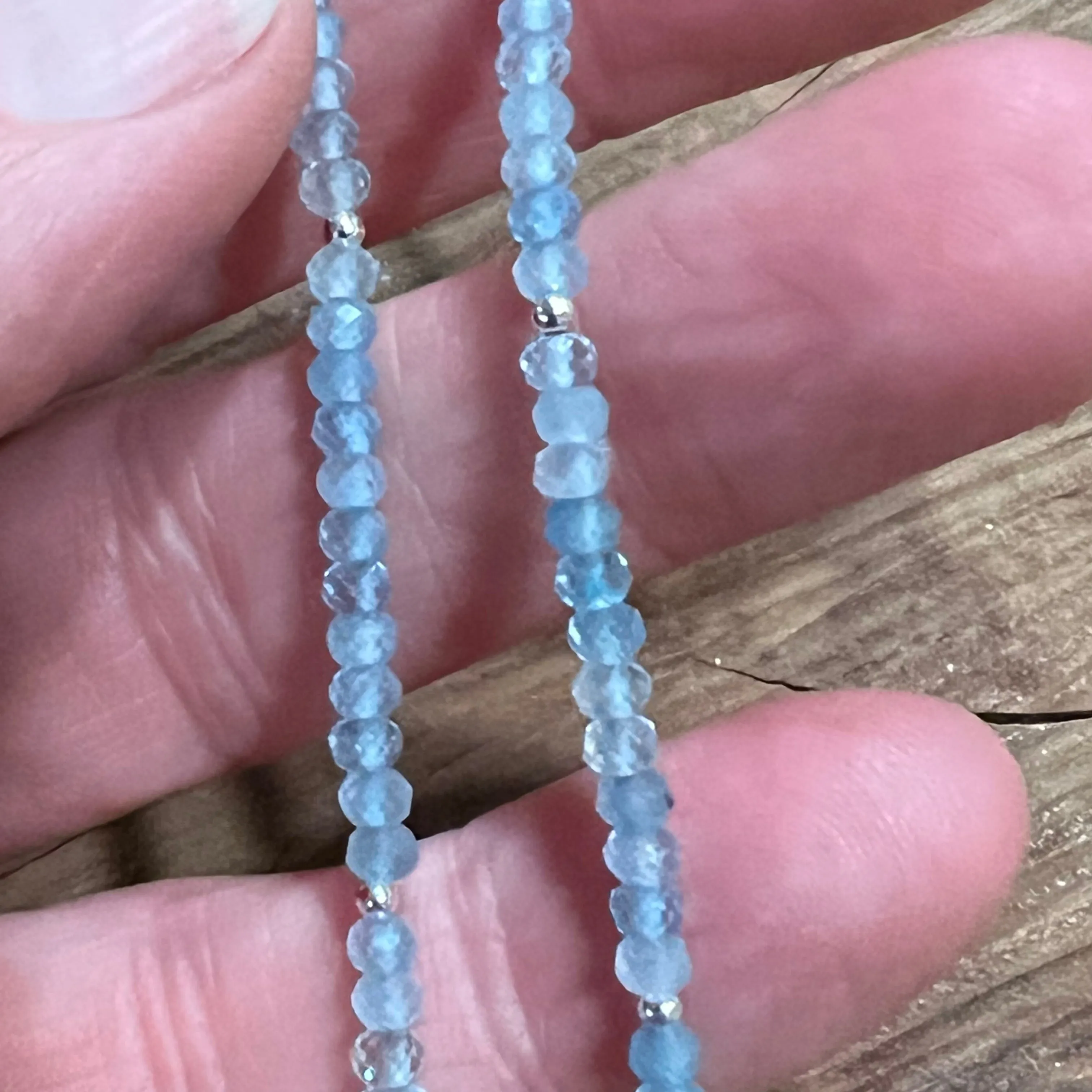 Natural Aquamarine Choker
