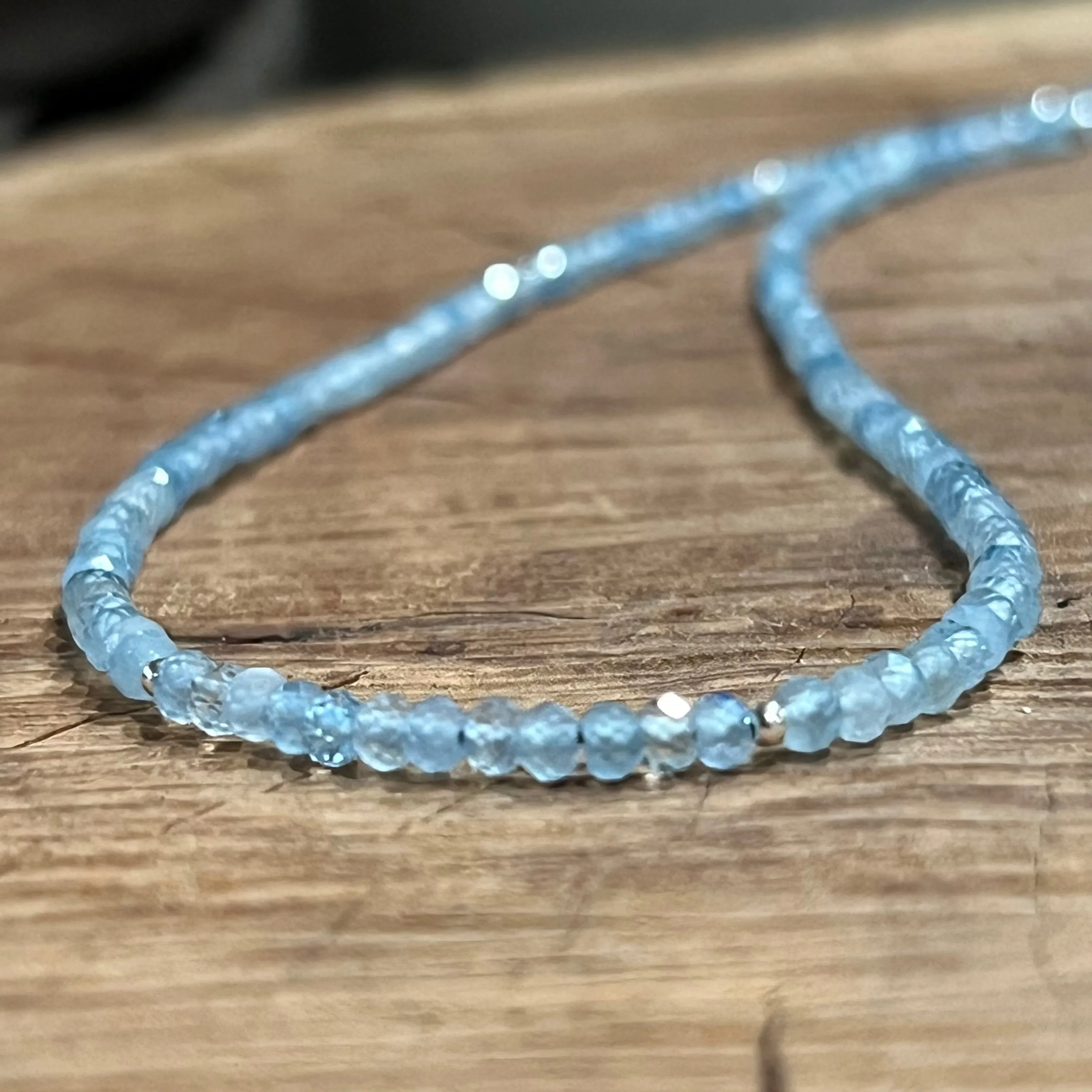 Natural Aquamarine Choker