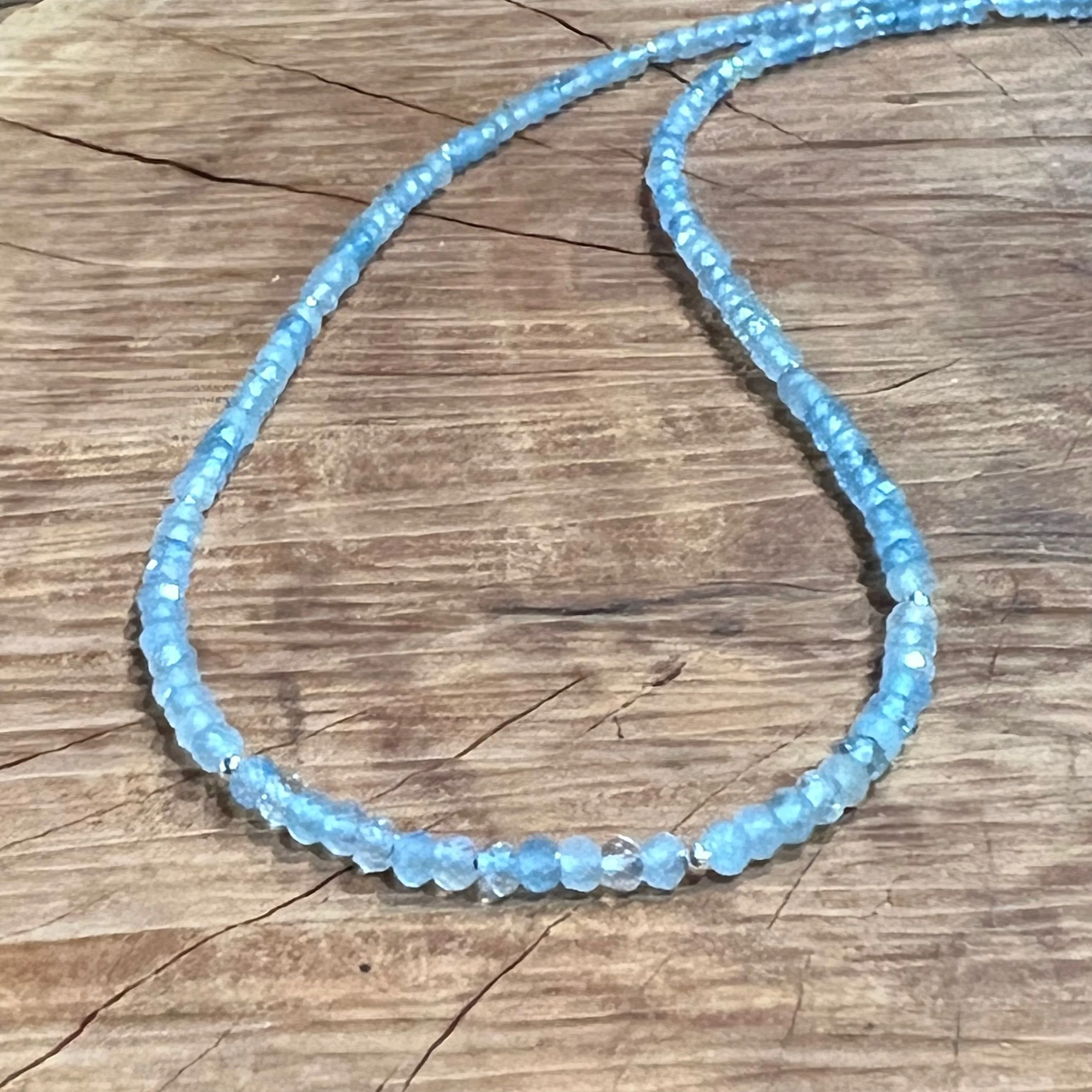 Natural Aquamarine Choker