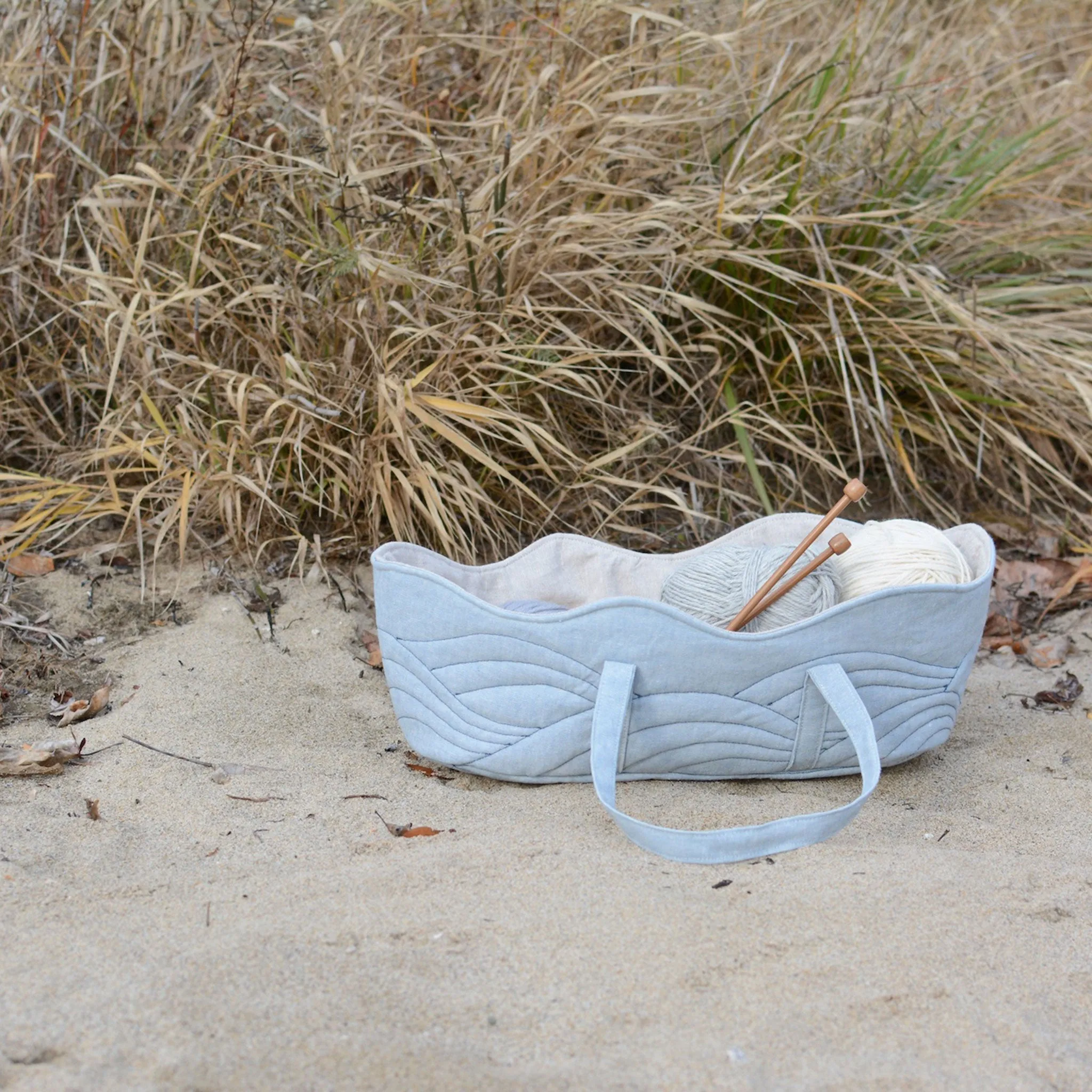 Nature Basket Sewing Pattern - Ocean