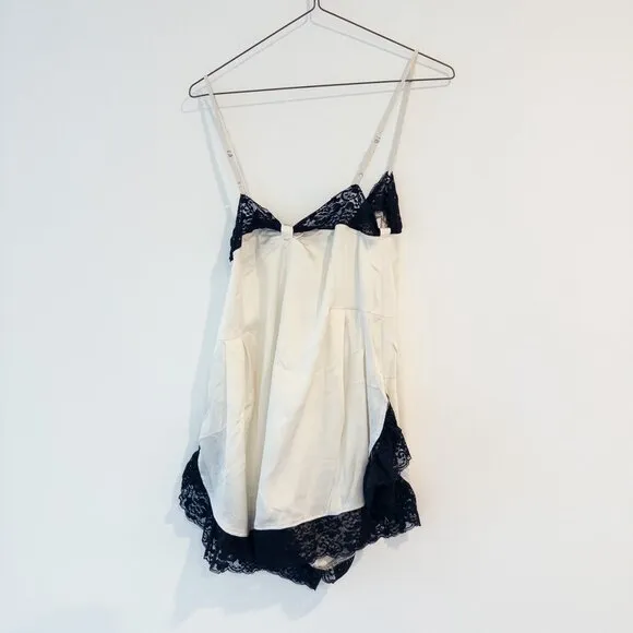 NEW Free People First Date Romper by Intimately in Tofu, Size XS