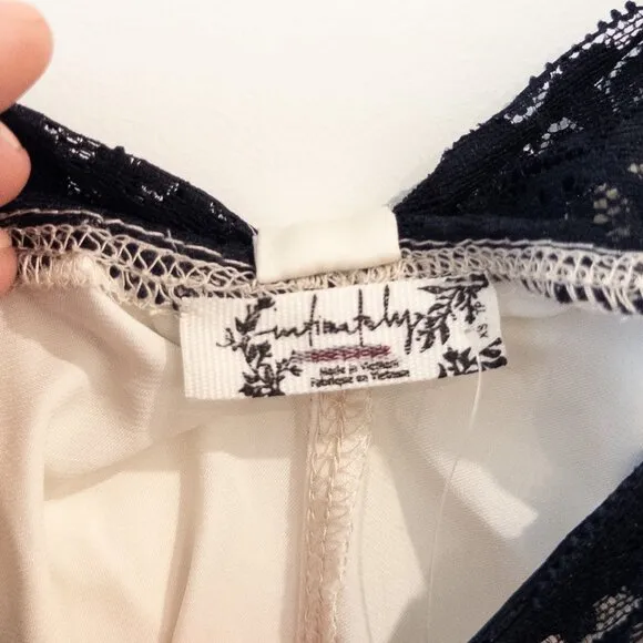 NEW Free People First Date Romper by Intimately in Tofu, Size XS