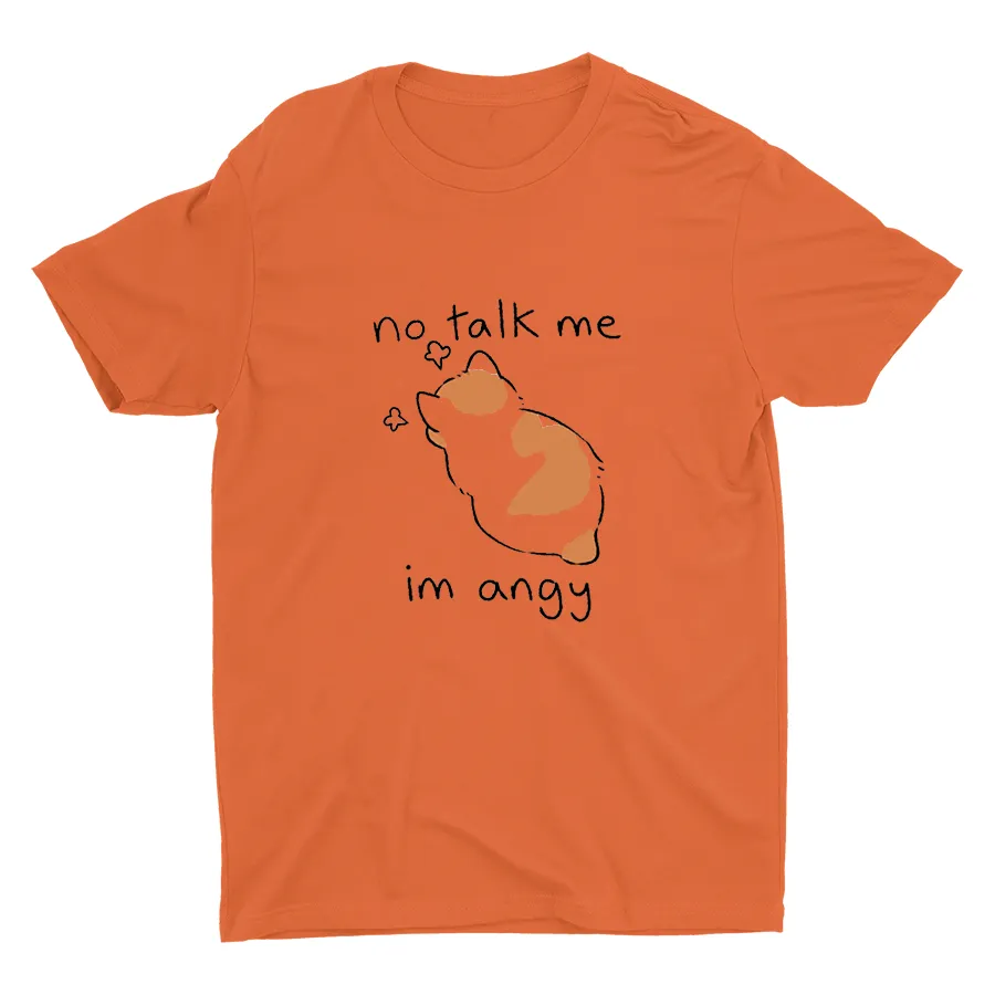 NO Talk Me Printed T-shirt