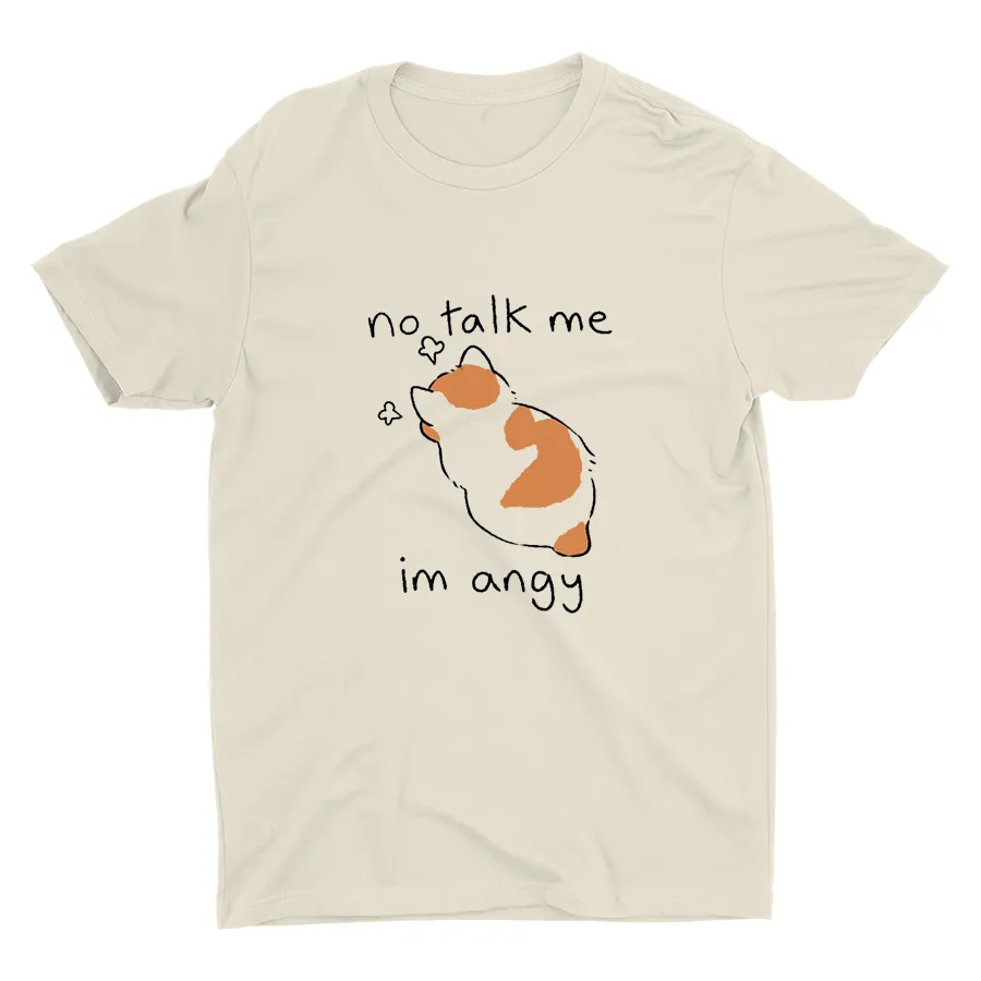 NO Talk Me Printed T-shirt