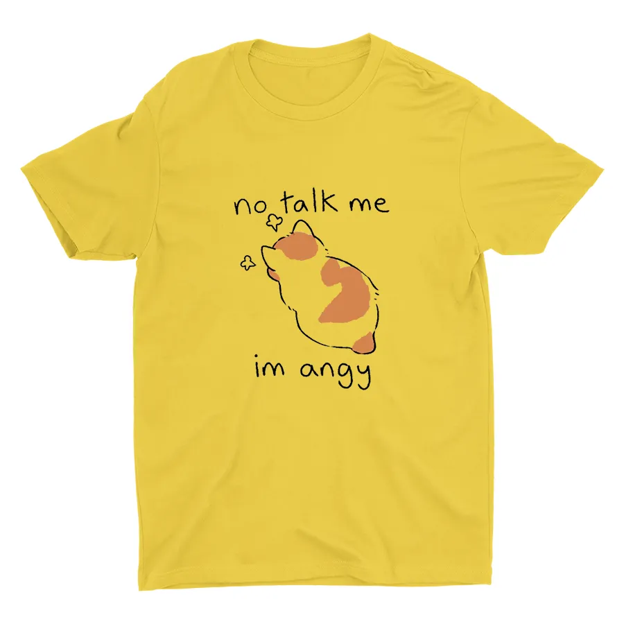 NO Talk Me Printed T-shirt