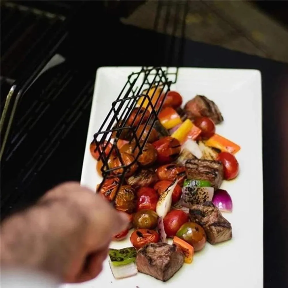 Nonstick Reusable Kabob Grill Baskets