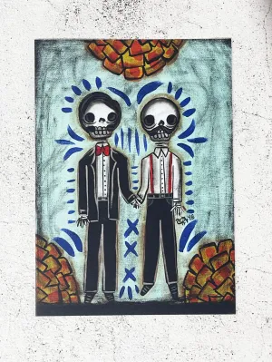 Notecard: Forever in My Heart (Two Grooms)