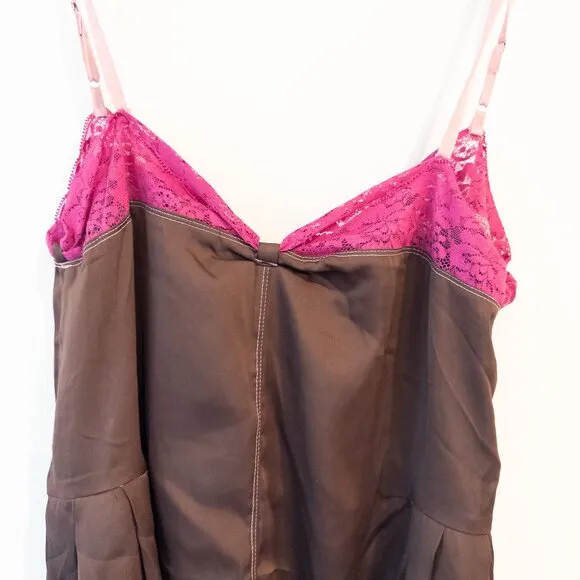 NWOT Free People First Date Lace Trim Romper, Size Large