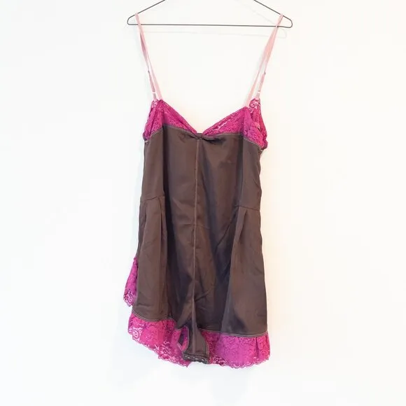 NWOT Free People First Date Lace Trim Romper, Size Large