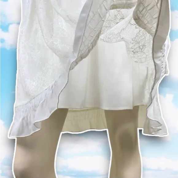 NWT THE KOOPLES Bohemian Lace Off the Shoulder Mini Dress Coquette Fairycore